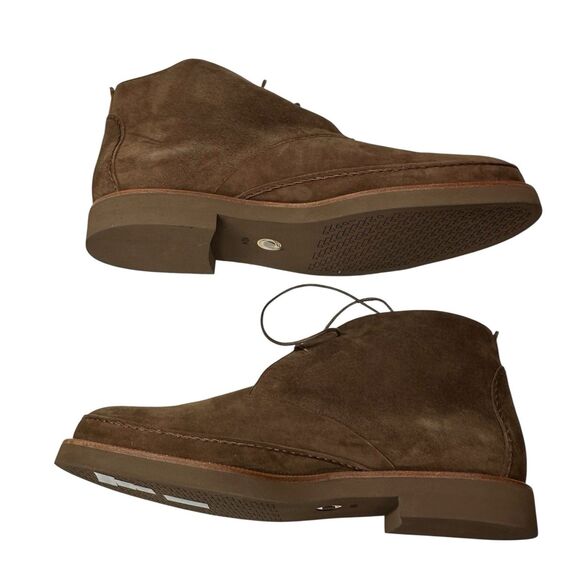 Loro Piana NEW Men's Suede Walk Ankle Chukka Boots Brown 40.5 Authentic Luxury - Picture 11 of 16